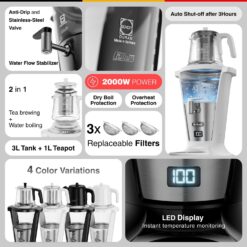 Alternative view of سماور برقی فلر مدل TS390 سفید